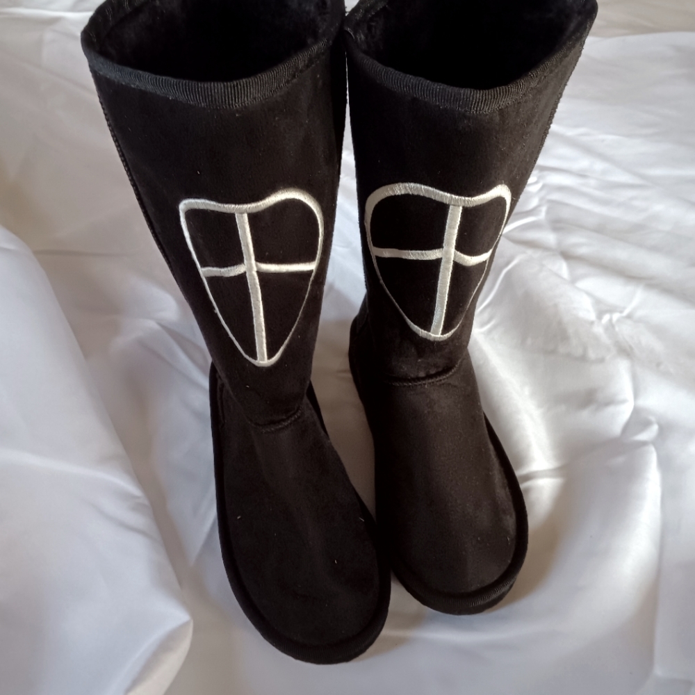 Peace Symbol Black Lightweight Boots